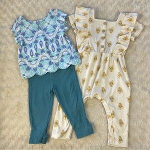 Baby Girl Clothes Bundle Size 12 Months Jessica Simpson Floral Romper